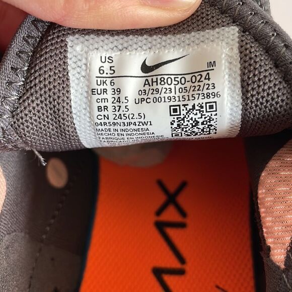 Nike Air Max 270 Thunder Grey Women Size 8 Men Size 6.5(AH8050-024) - Picture 14 of 14